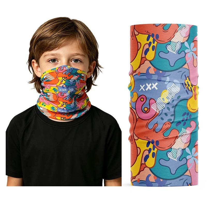 Kids Face Mask - Детский охлаждающий шейный бафф из ледяного